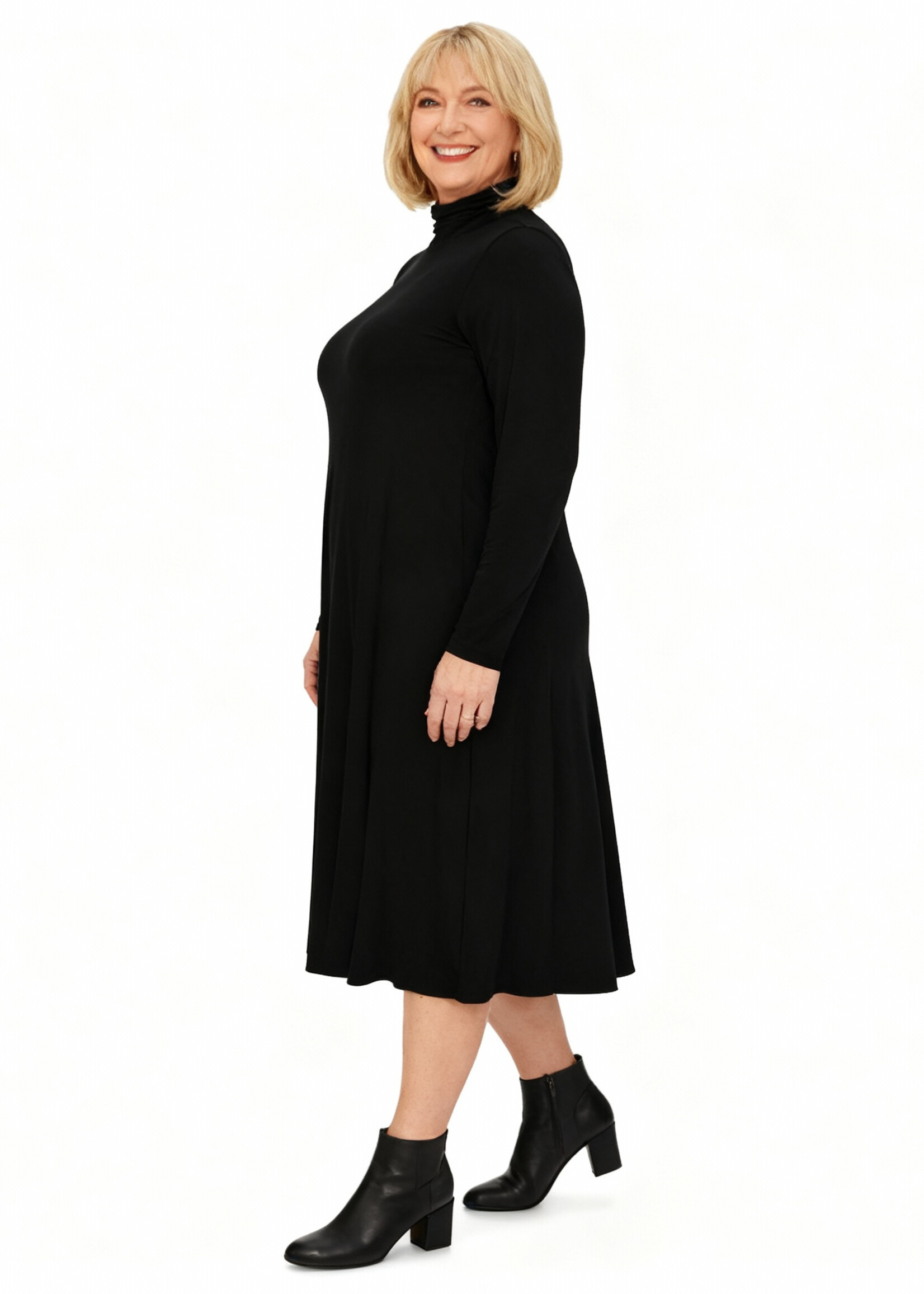 Yoek Yoek Turtle Dress – tijdloze basisjurk met klasse