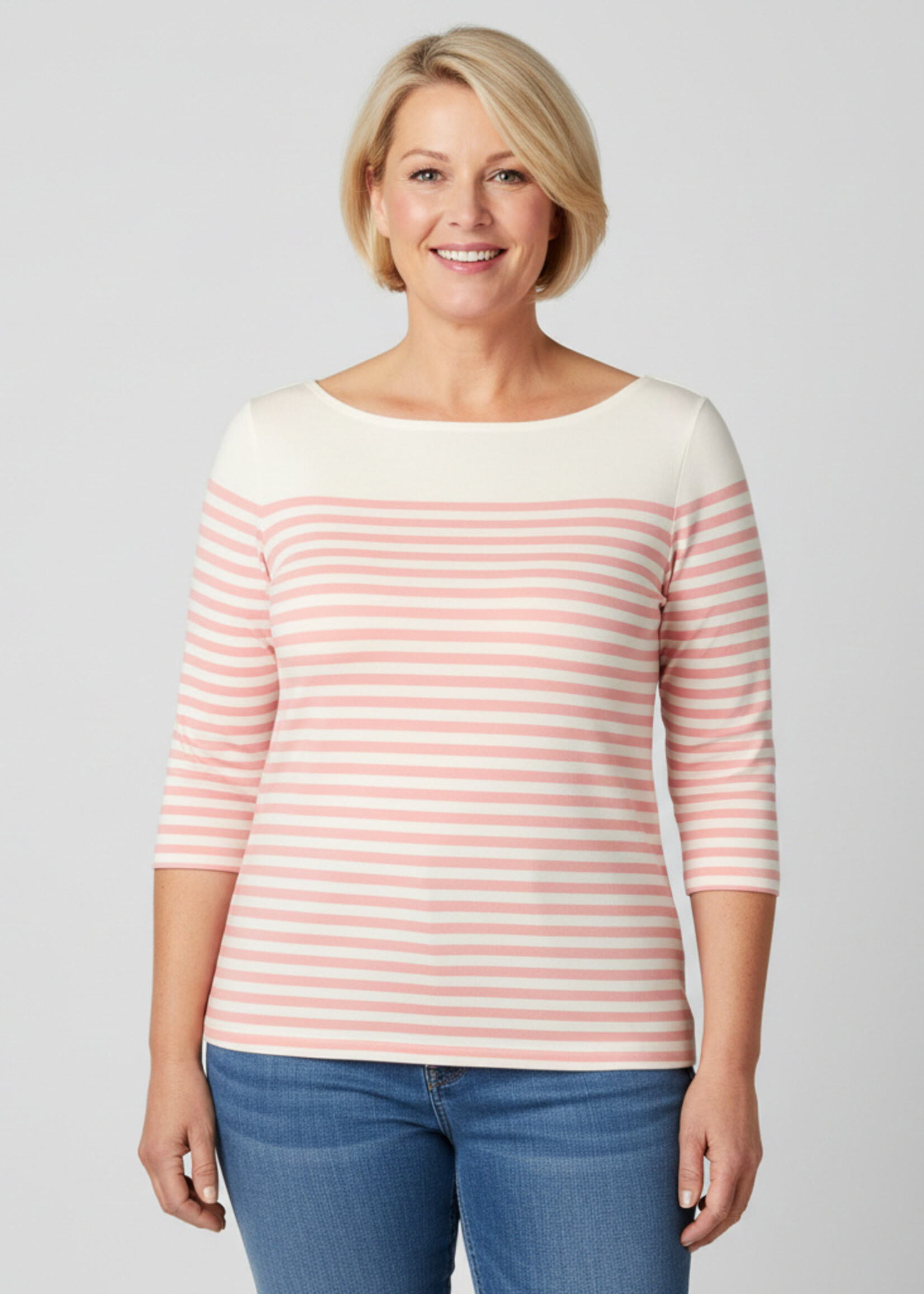 Yest Curve Shirt Yamila, Sportief, vrouwelijk en met een subtiele maritieme twist