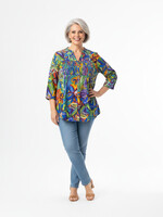 Orientique Top Zapallar pleated Orientique (82218)