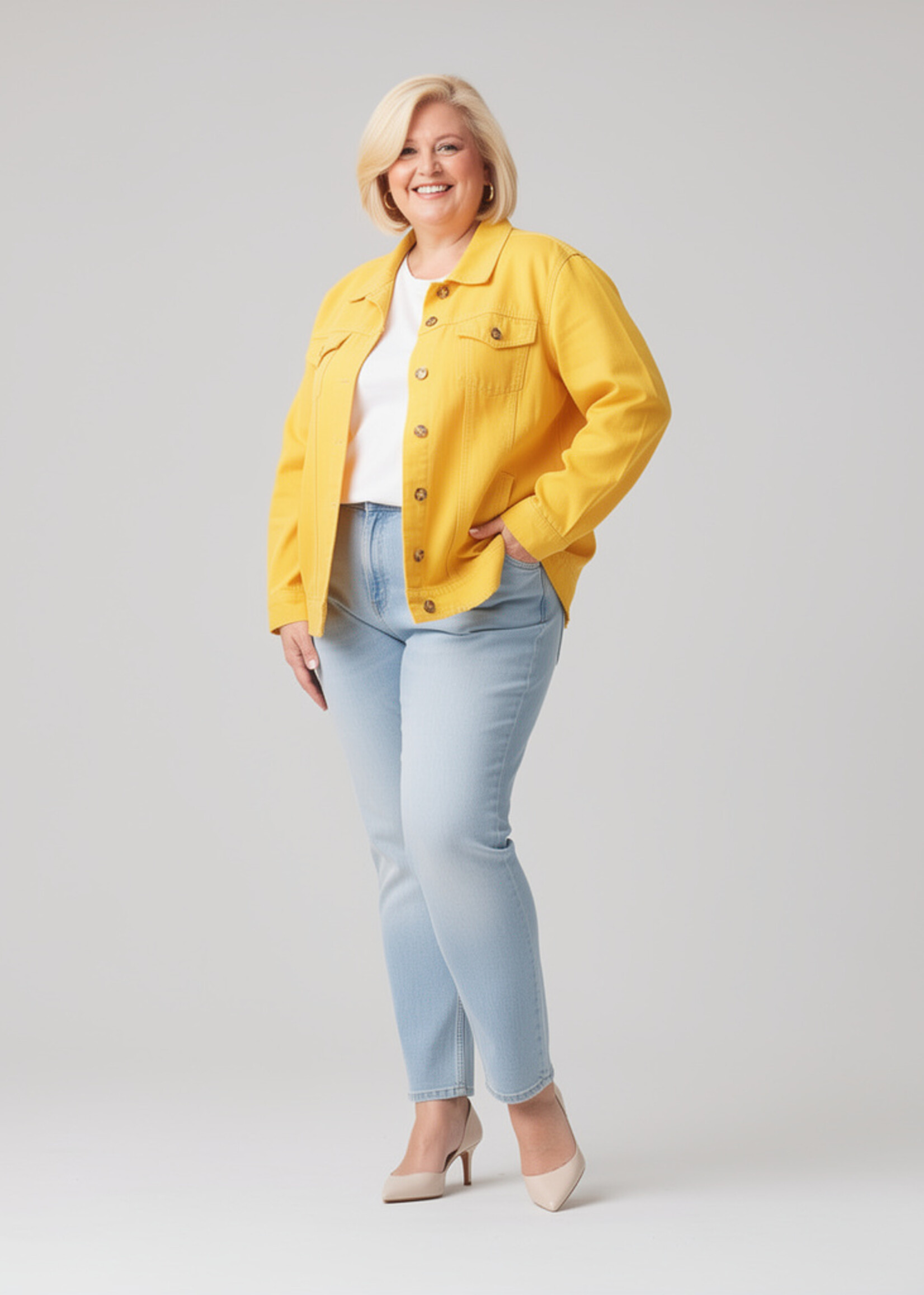 Orientique Orientique Linnenmix Jasje (62770) – Gerafelde Randjes & Comfort