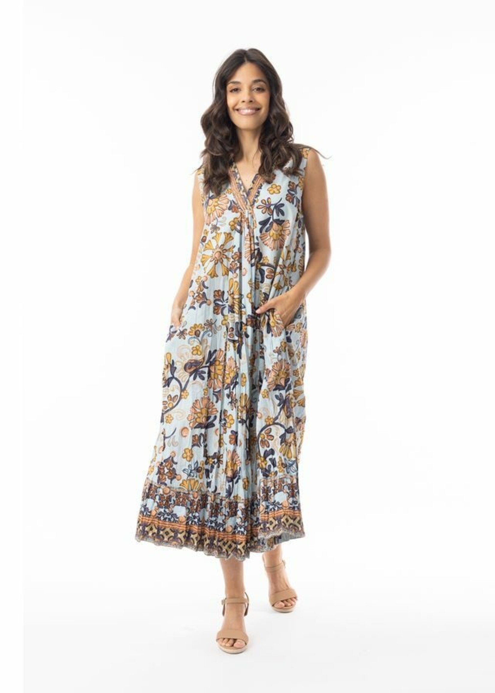 Orientique Orientique Jurk Macieo (61731) – 100% Organisch Katoen & Mouwloos