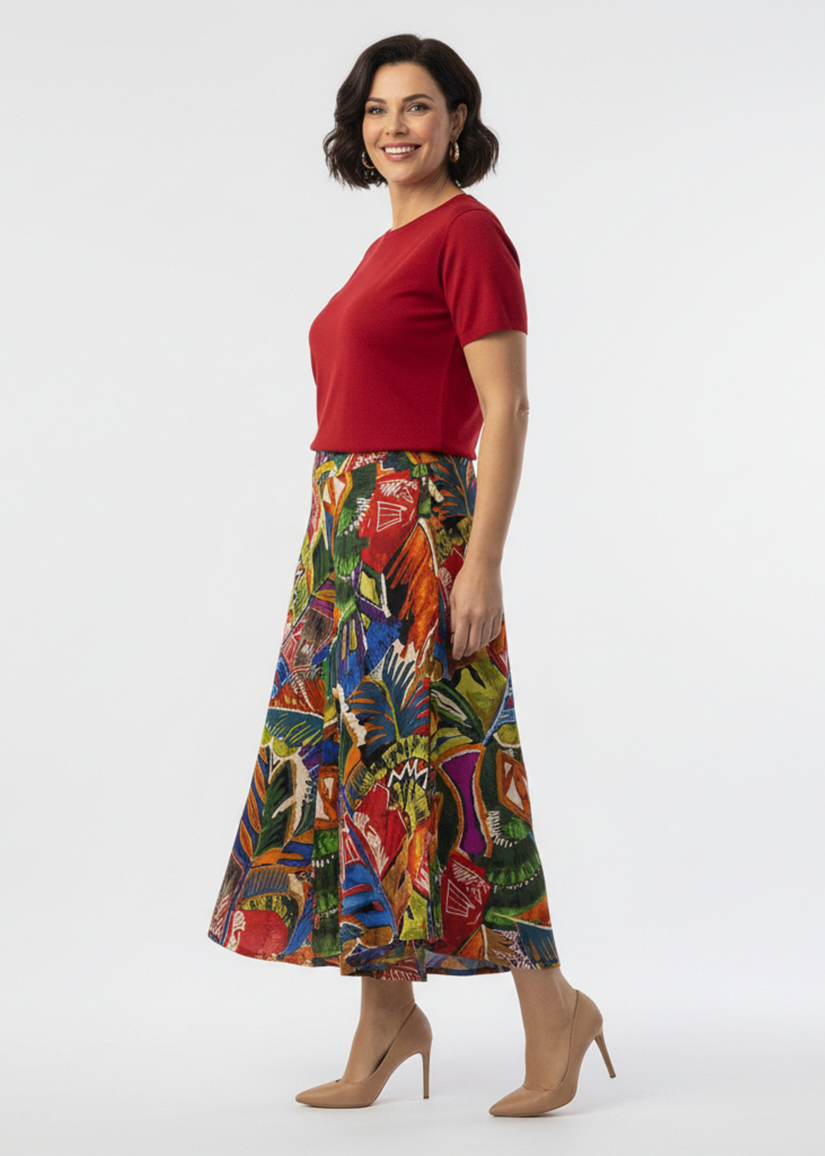 Orientique Orientique Broek Torgar - Wijde Zomerse Broekrok (Culotte) van 100% Rayon