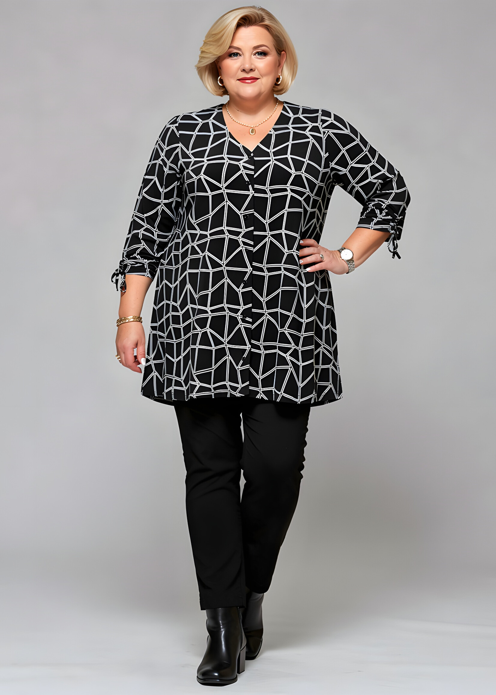 Colletta Colletta Tuniek Naomi - Veelzijdige A-lijn Tuniek en Vest in Dolce Travelstof