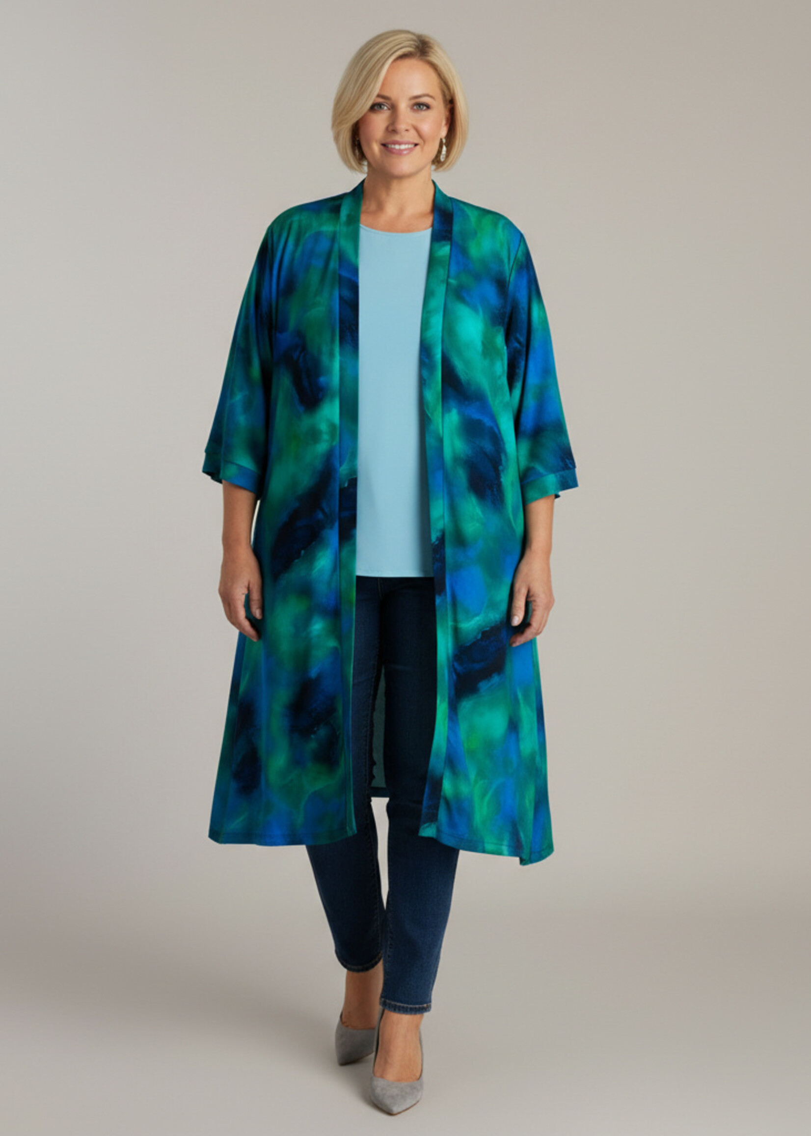 Colletta Colletta Lang Vest Noelle - Elegant en Kreukvrij in Dolce Travelstof, Ideaal voor Bruiloft of Feest