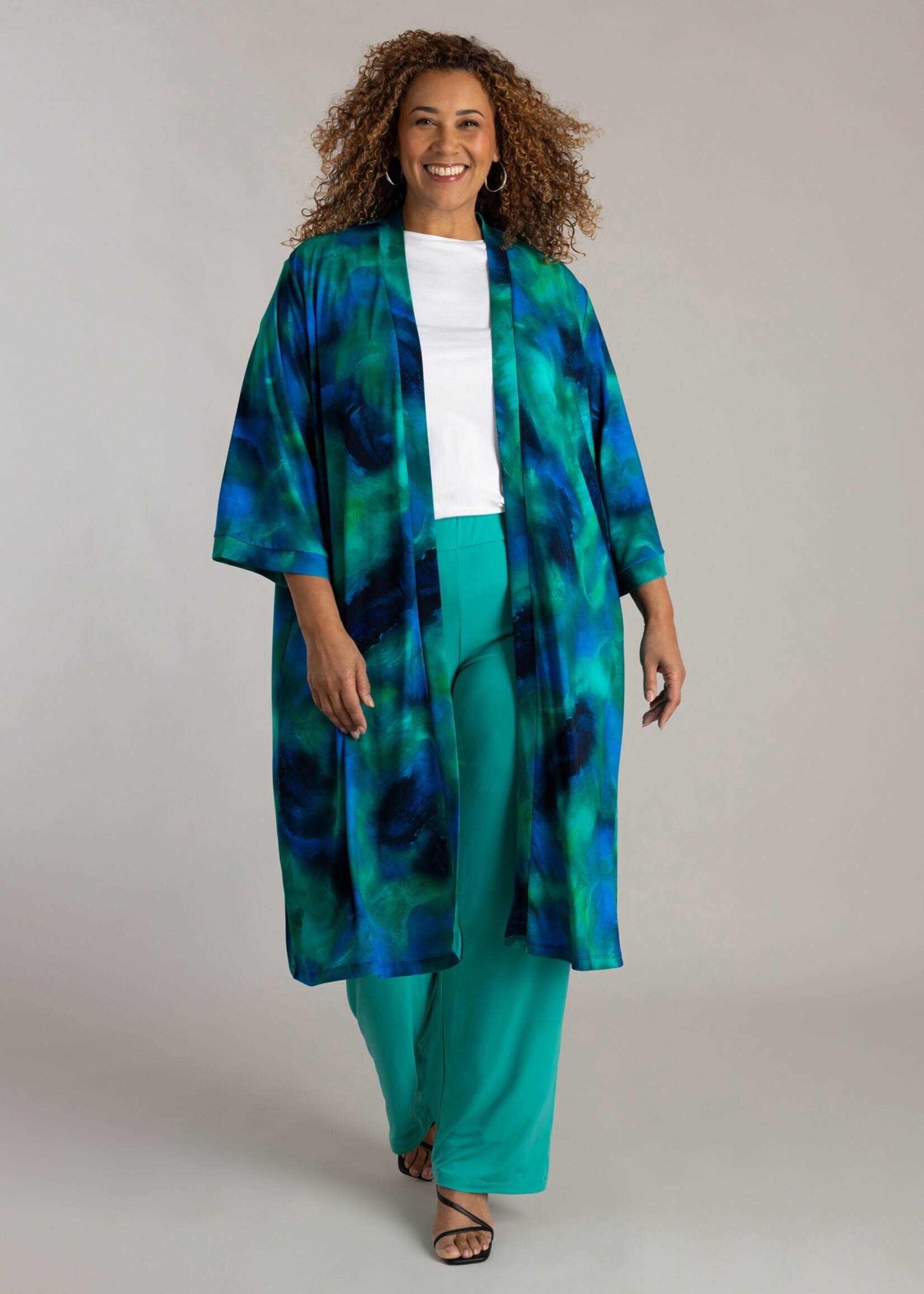 Colletta Colletta Lang Vest Noelle - Elegant en Kreukvrij in Dolce Travelstof, Ideaal voor Bruiloft of Feest