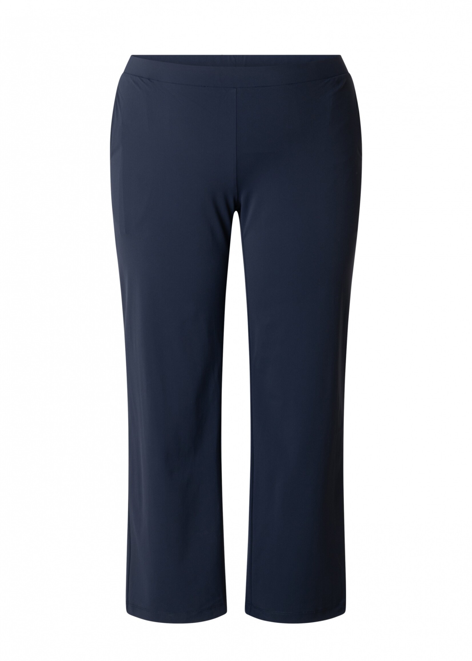 Colletta Colletta Broek Neeltje - Marineblauwe Pantalon met Rechte Pijp in Superstretch Travelstof (9000642)