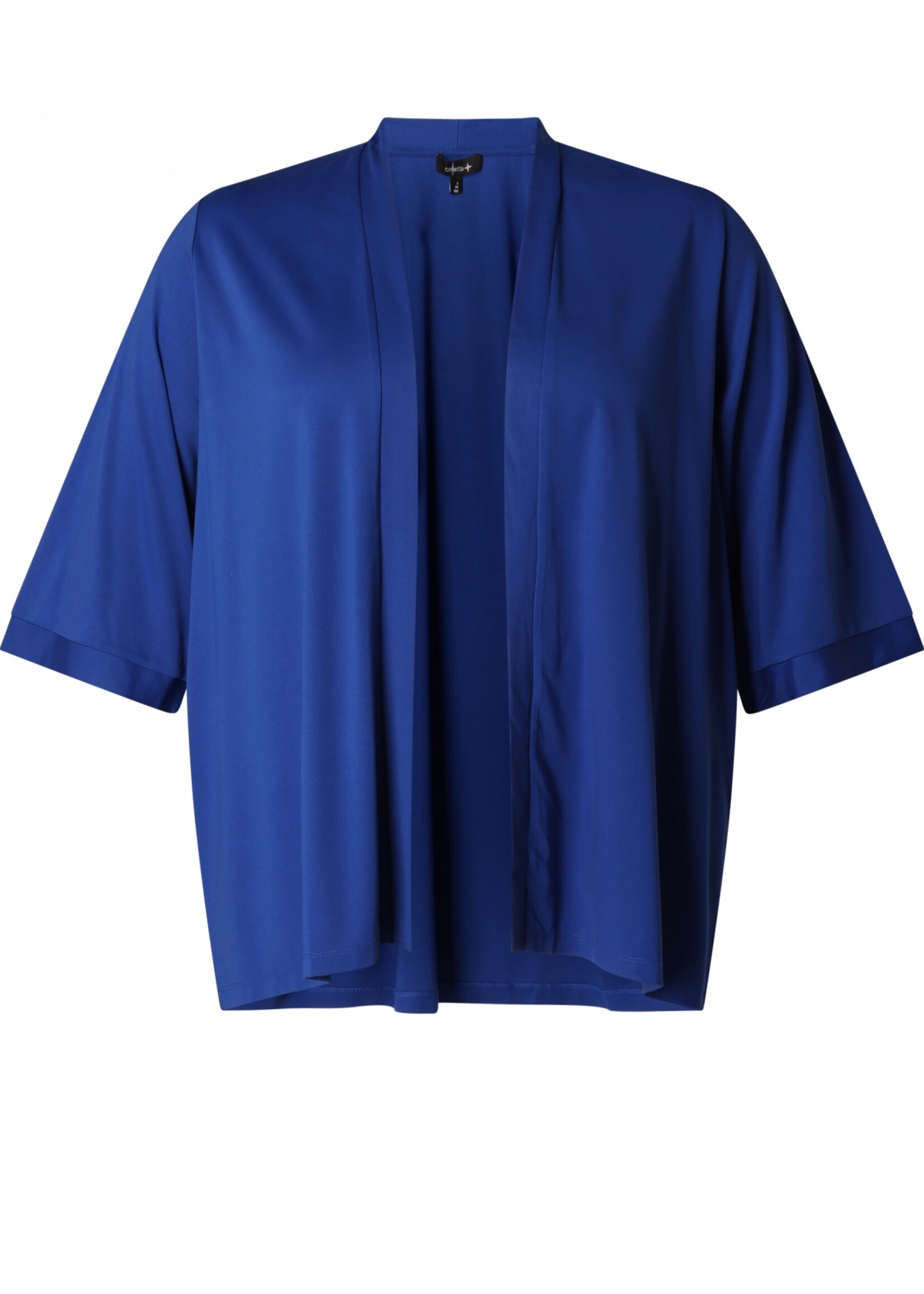 Colletta Colletta Vest Kobalt - Openvallende Kimono in Luxe Viscose-Nylon Mix (9000685)