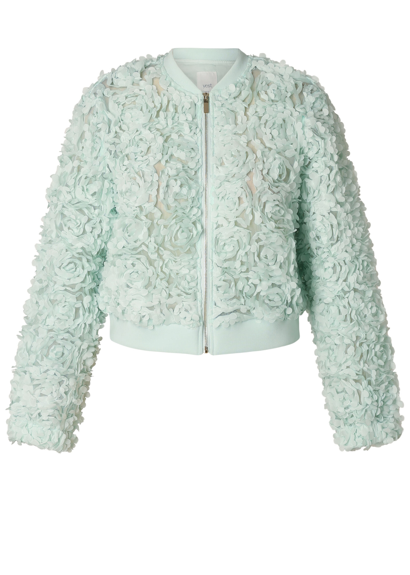 Yest Curve Yest Curve Jasje Hedda – Mesh Statement Jasje met Rozen pastel groen