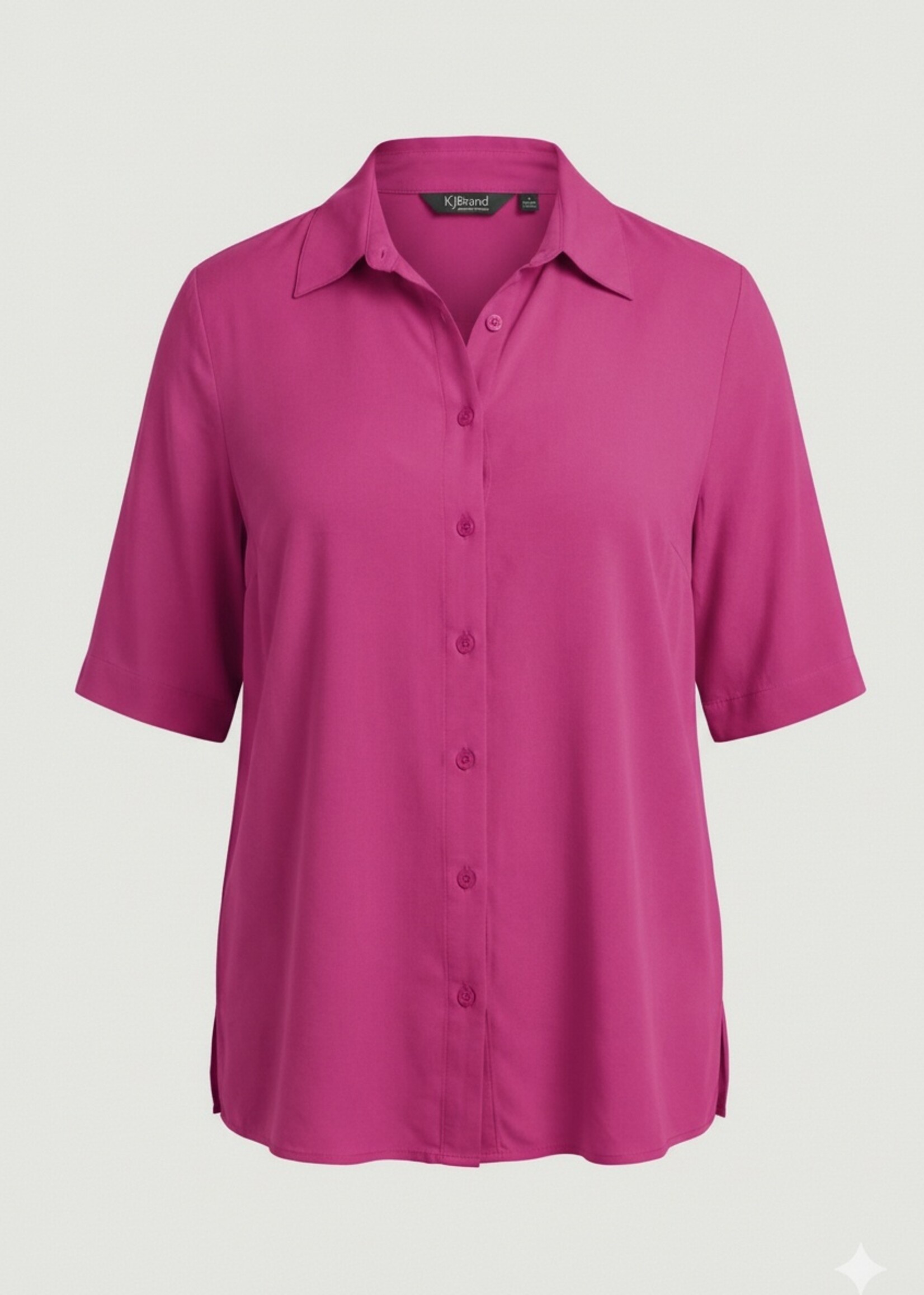 KJBrand KjBrand Blouse ECOVERO™ Viscose - Comfortabel Overhemd met Splitjes (18177 9813)