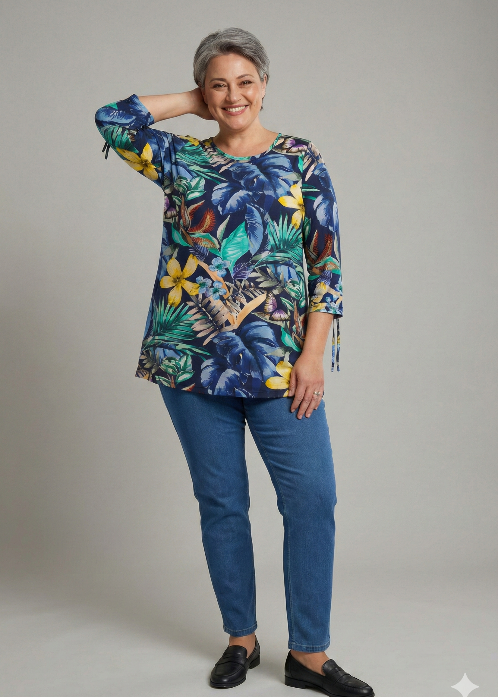 MJ Style MJ Style Tuniek Amy - Ruime Top met Trekkoordjes