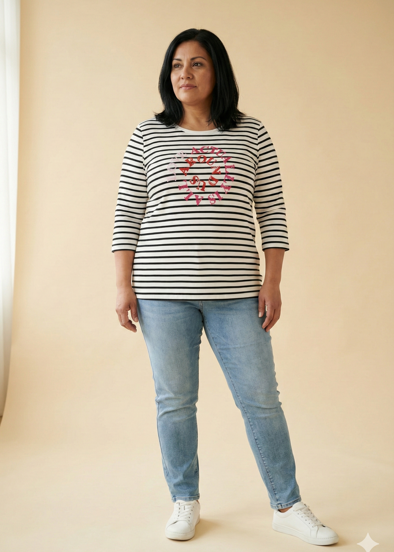 Via Appia Due Via Appia Due Shirt - Zachte Katoen/Modal Mix met Stretch (2612 401)