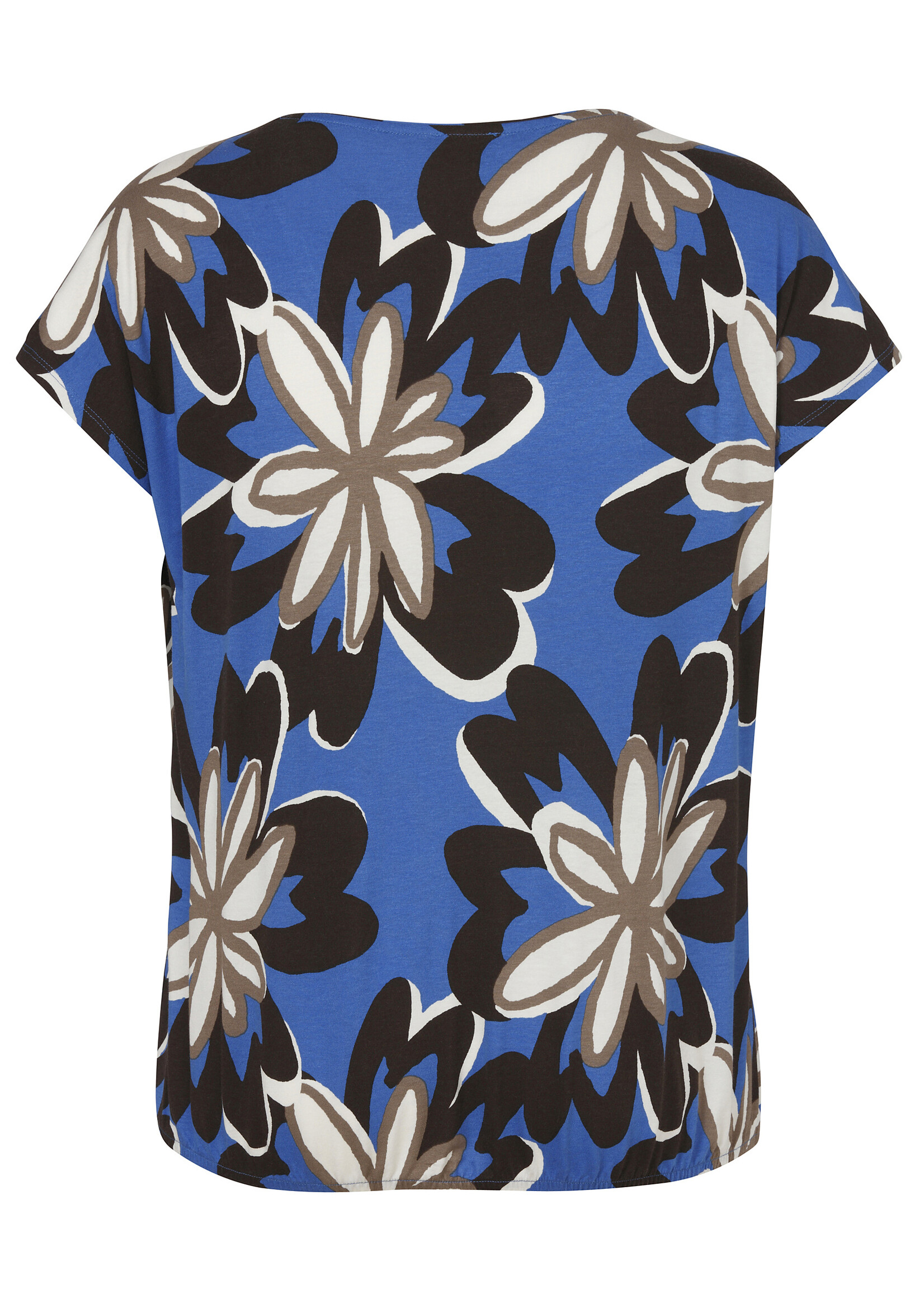 Via Appia Due Via Appia Due Shirt met Aangeknipt Kapmouwtje - Viscose Stretch (2622710)