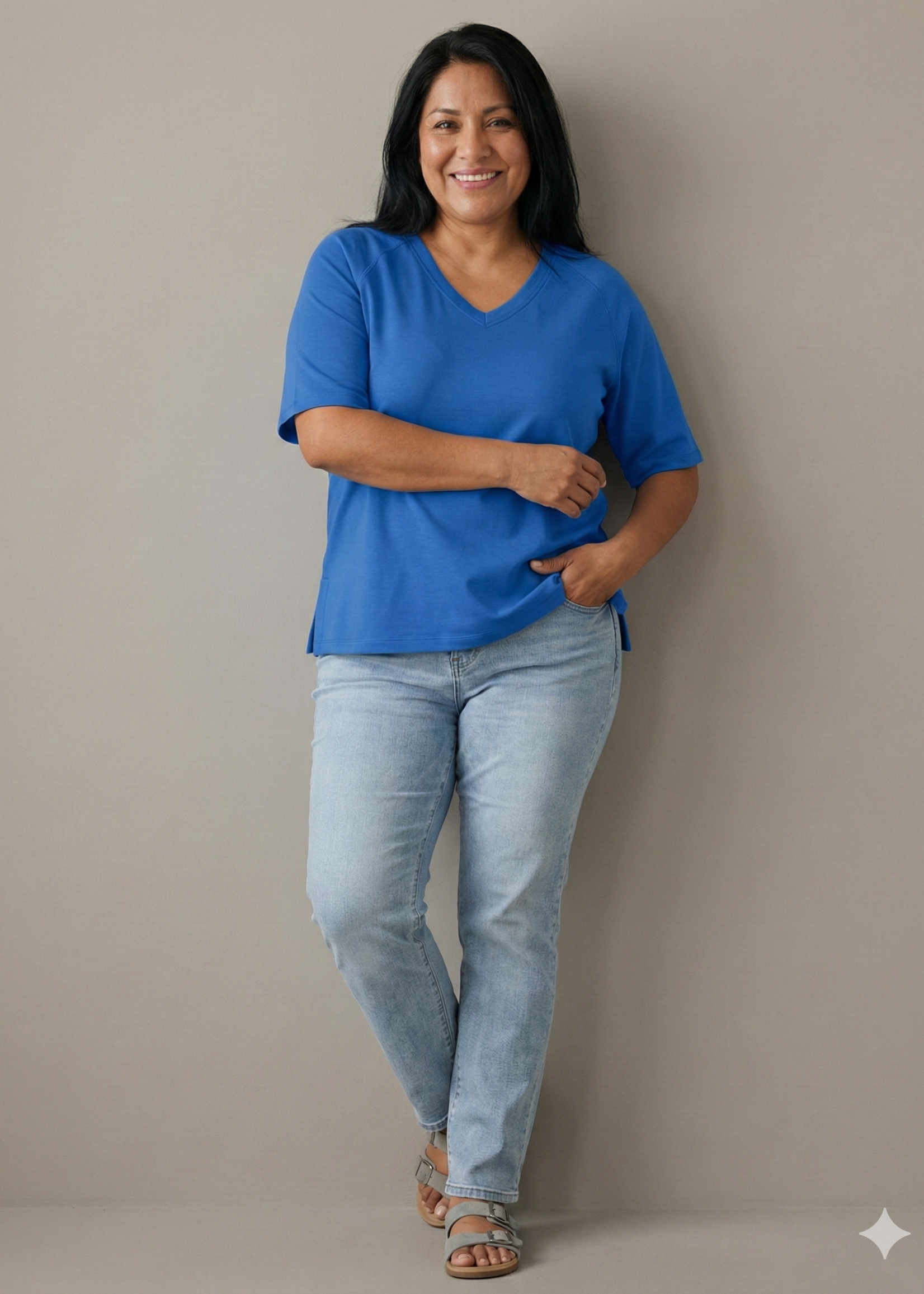 Via Appia Via Appia Due Top - Luxe Viscose Blend met Stretch (2622730)