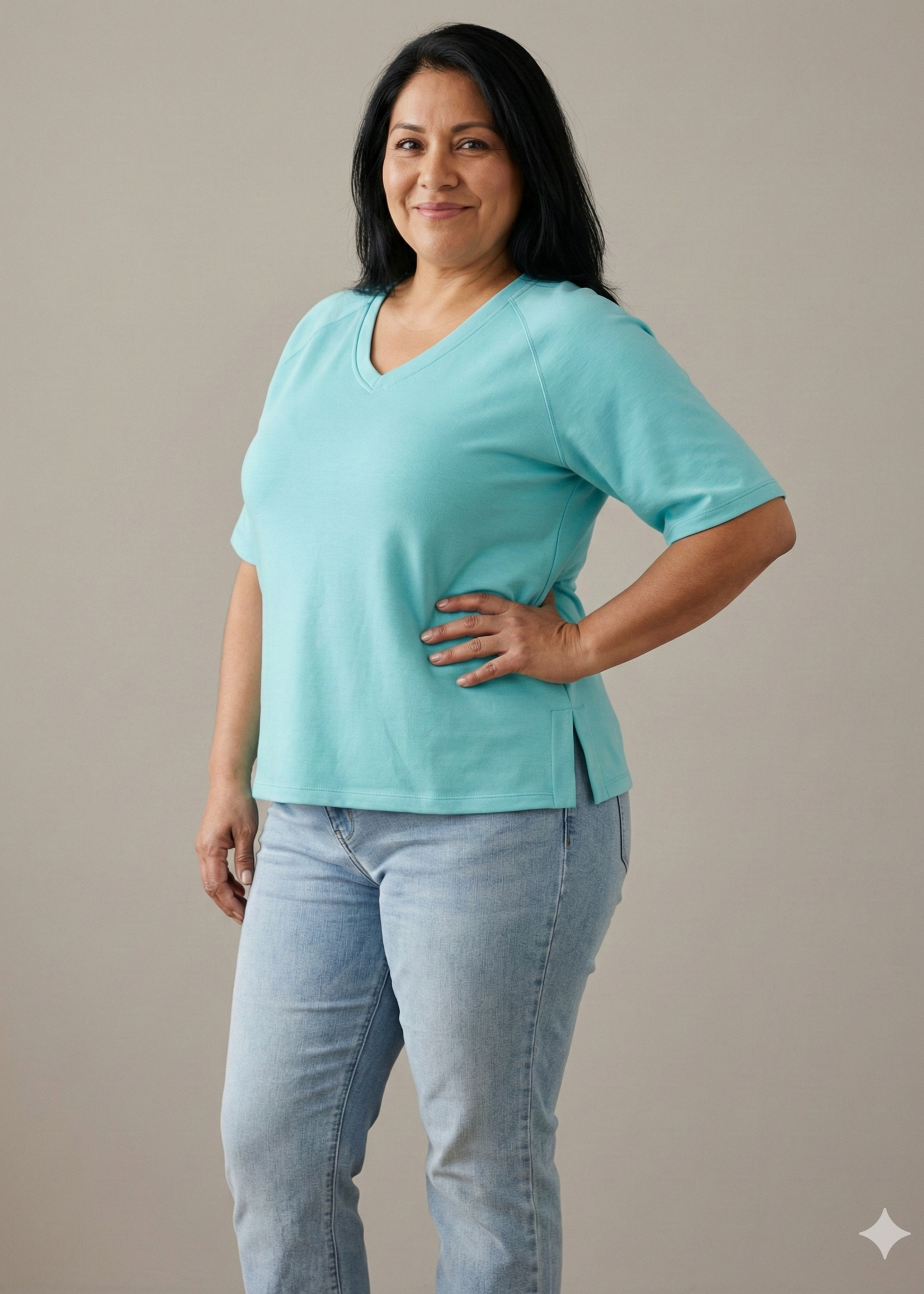 Via Appia Via Appia Due Top - Luxe Viscose Blend met Stretch (2622730)