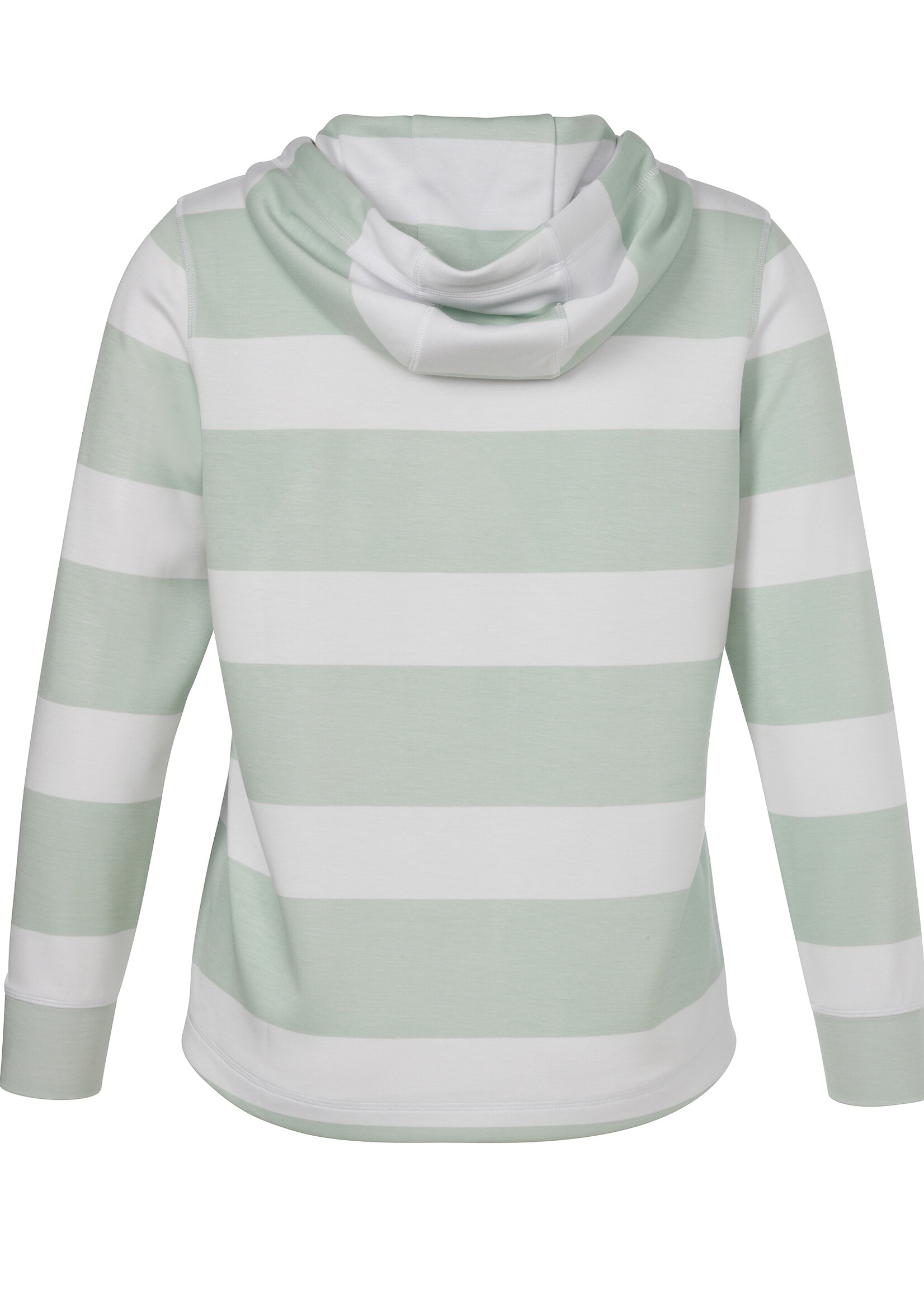 Frapp Frapp Gestreepte Sweater met Capuchon - Blauw & Mint (2652761)