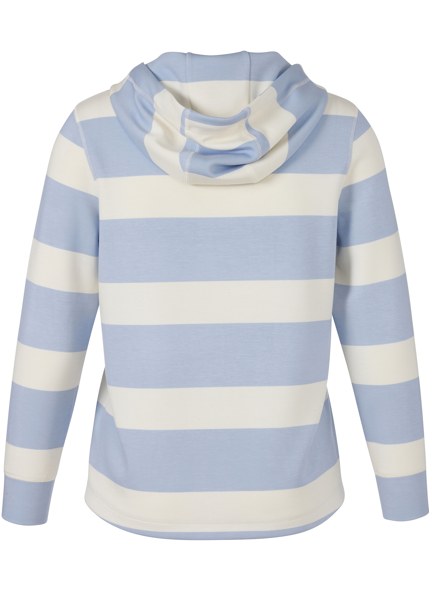 Frapp Frapp Gestreepte Sweater met Capuchon - Blauw & Mint (2652761)