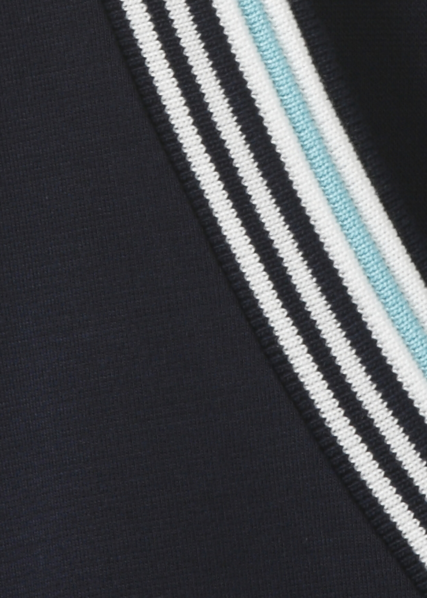 Via Appia Due Via Appia Due Shirt met Sportieve V-hals - Navy & Wit (2612734)