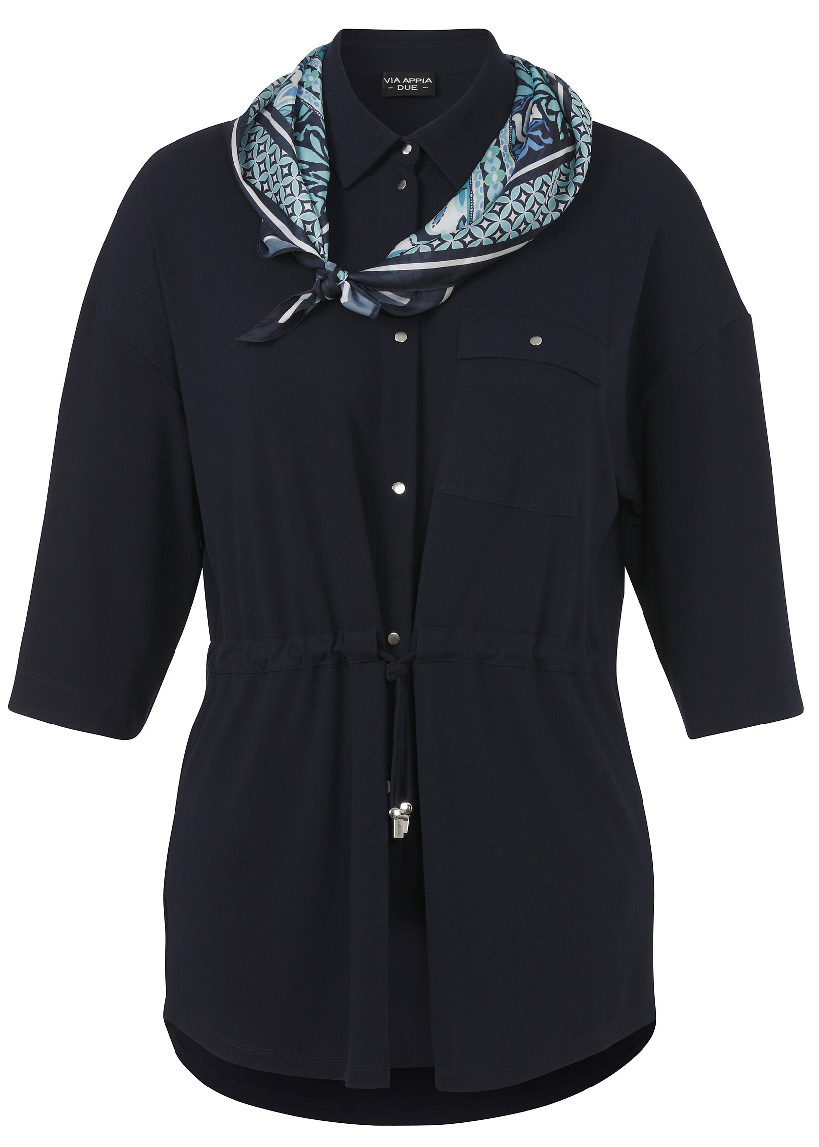 Via Appia Due Via Appia Due Blouse / Jasje met Sjaal en Taillekoord (2612727)