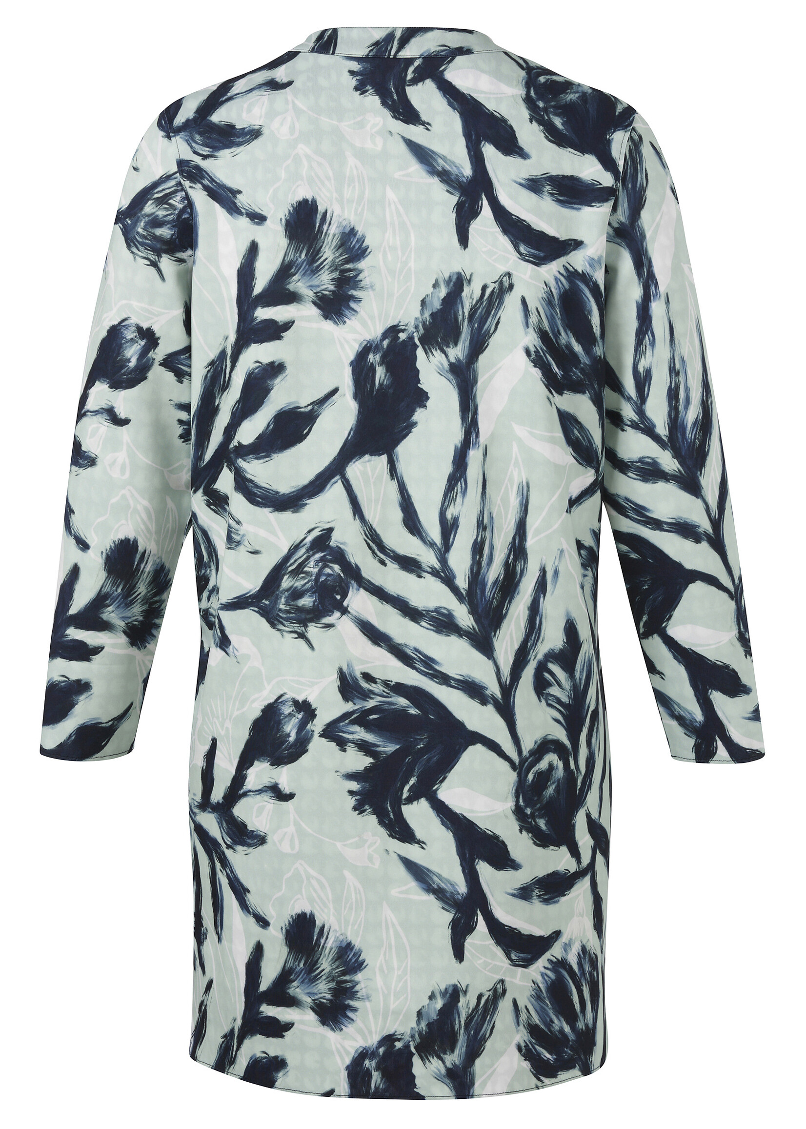 Frapp Frapp Reversible Jasje / Lange Blazer Twee Prints - Mint / Navy (2652757)