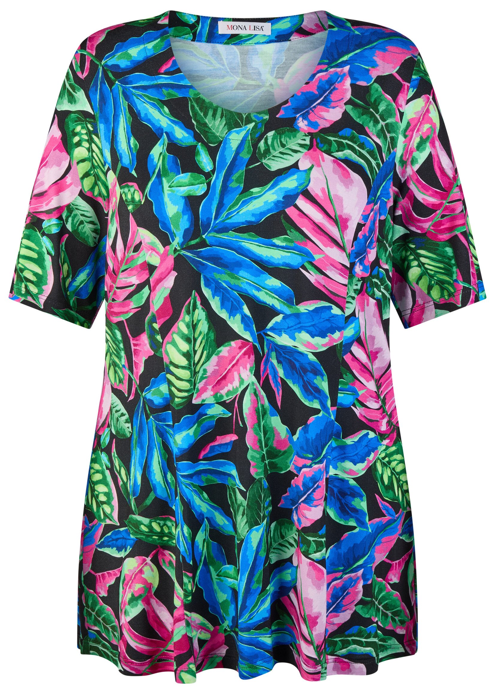 Mona Lisa Tuniek van Mona Lisa met kleurrijke print – flatterende A-lijn en luchtig comfort