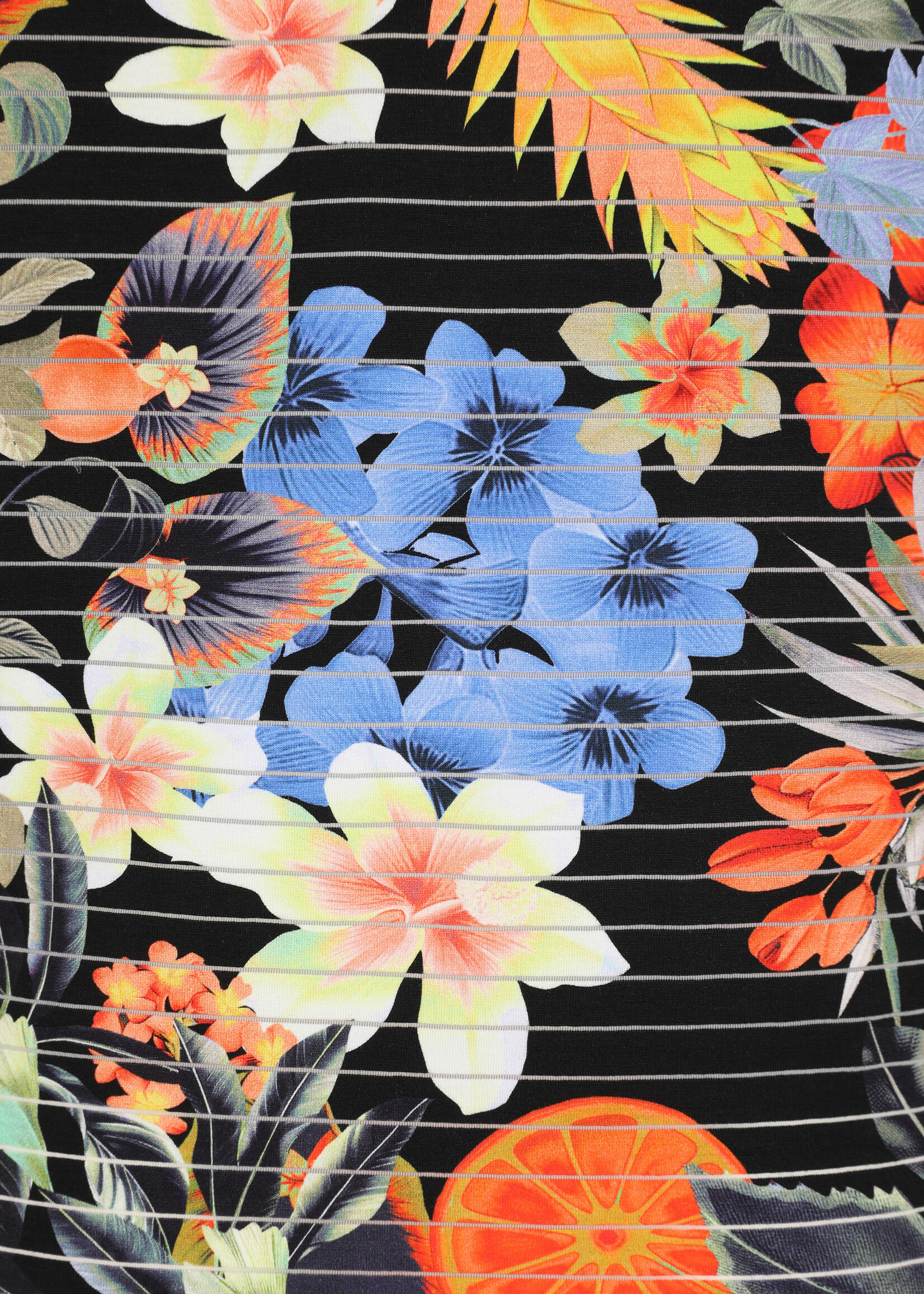 Doris Streich Vest van Doris Streich met kleurrijke bloemenprint – luchtig, flatterend en speels transparant