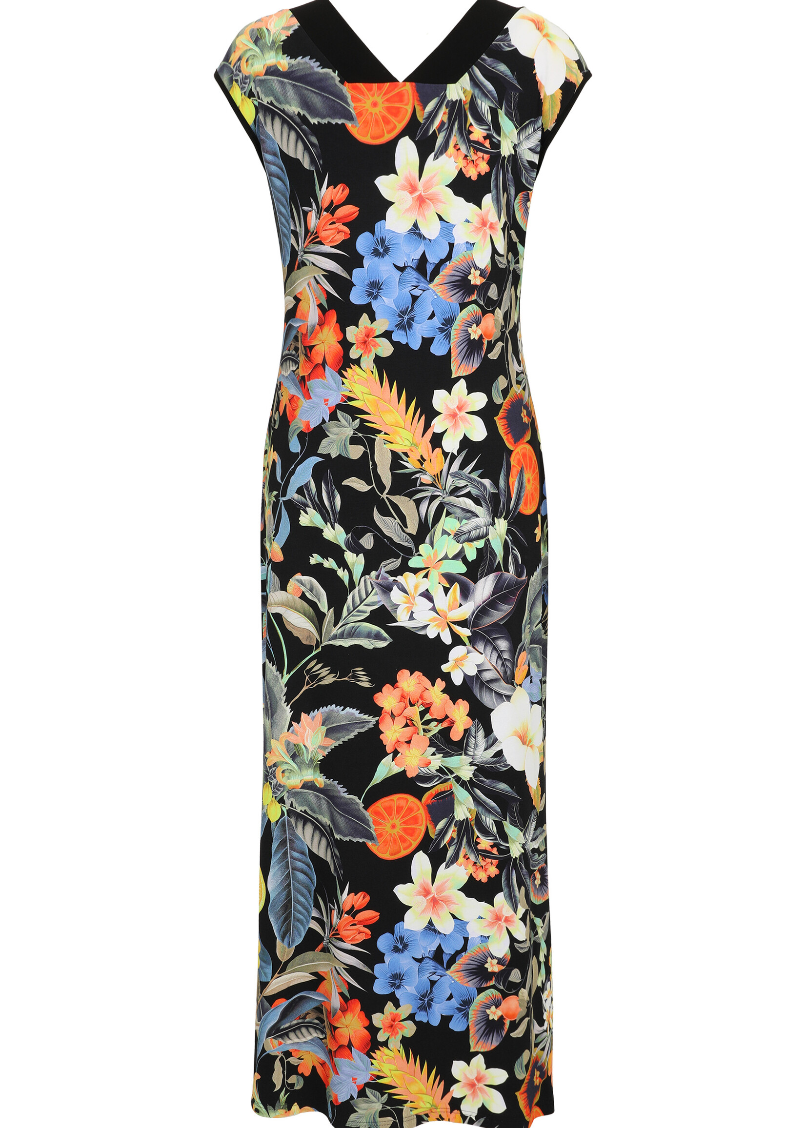 Doris Streich Jurk van Doris Streich met kleurrijke bloemenprint – luchtig, flatterend en comfortabel