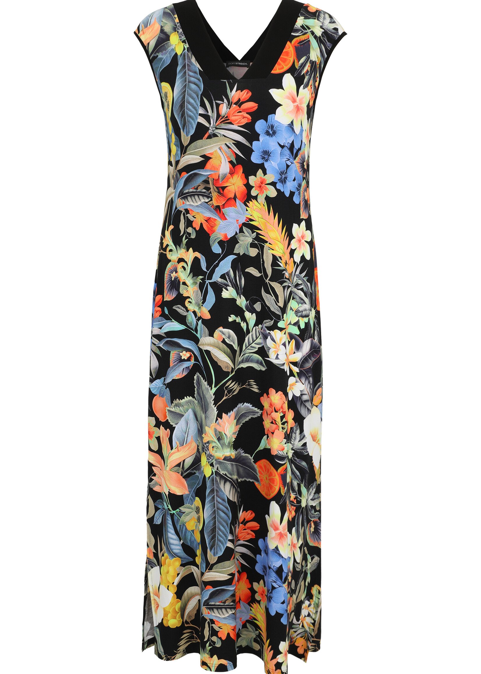 Doris Streich Jurk van Doris Streich met kleurrijke bloemenprint – luchtig, flatterend en comfortabel