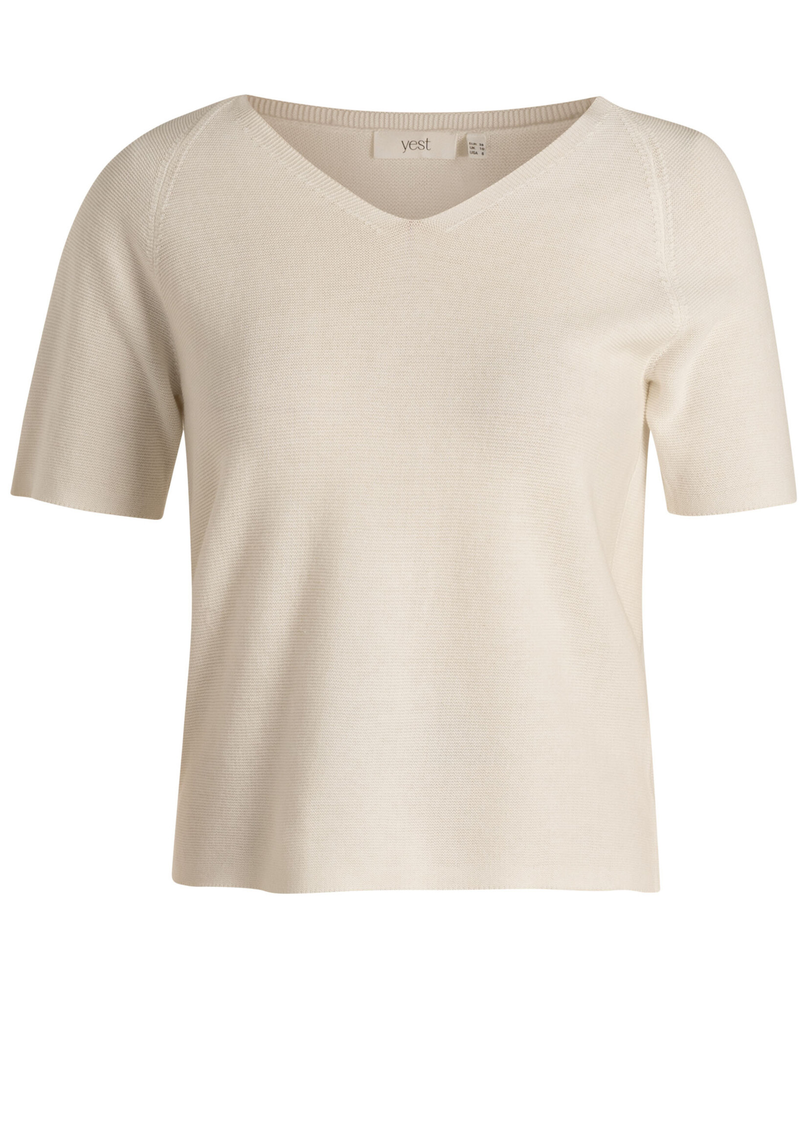 Yest Curve Gebreid truitje van Yest met V-hals – luchtig, soepel en flatterend