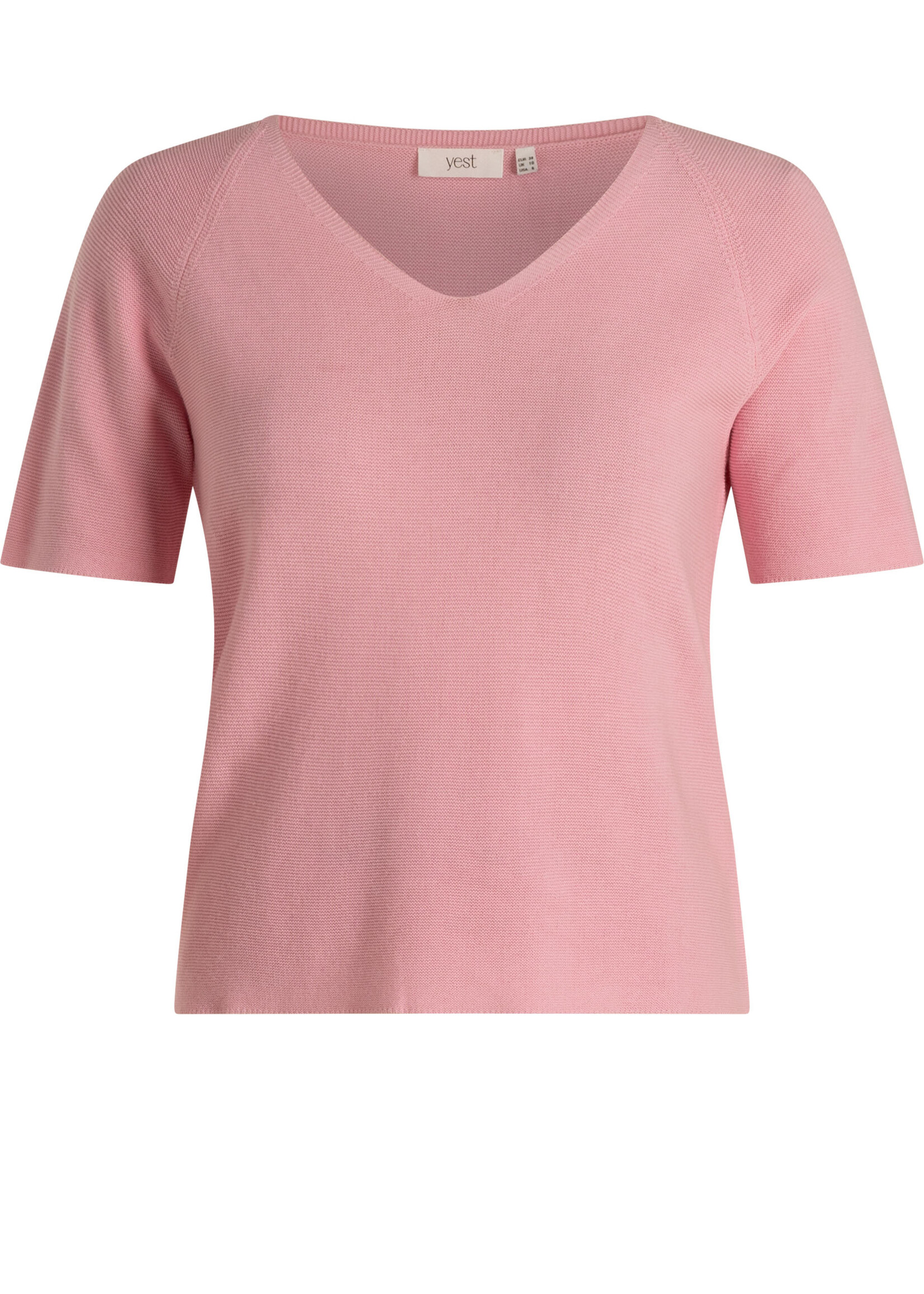 Yest Curve Gebreid truitje van Yest met V-hals – luchtig, soepel en flatterend