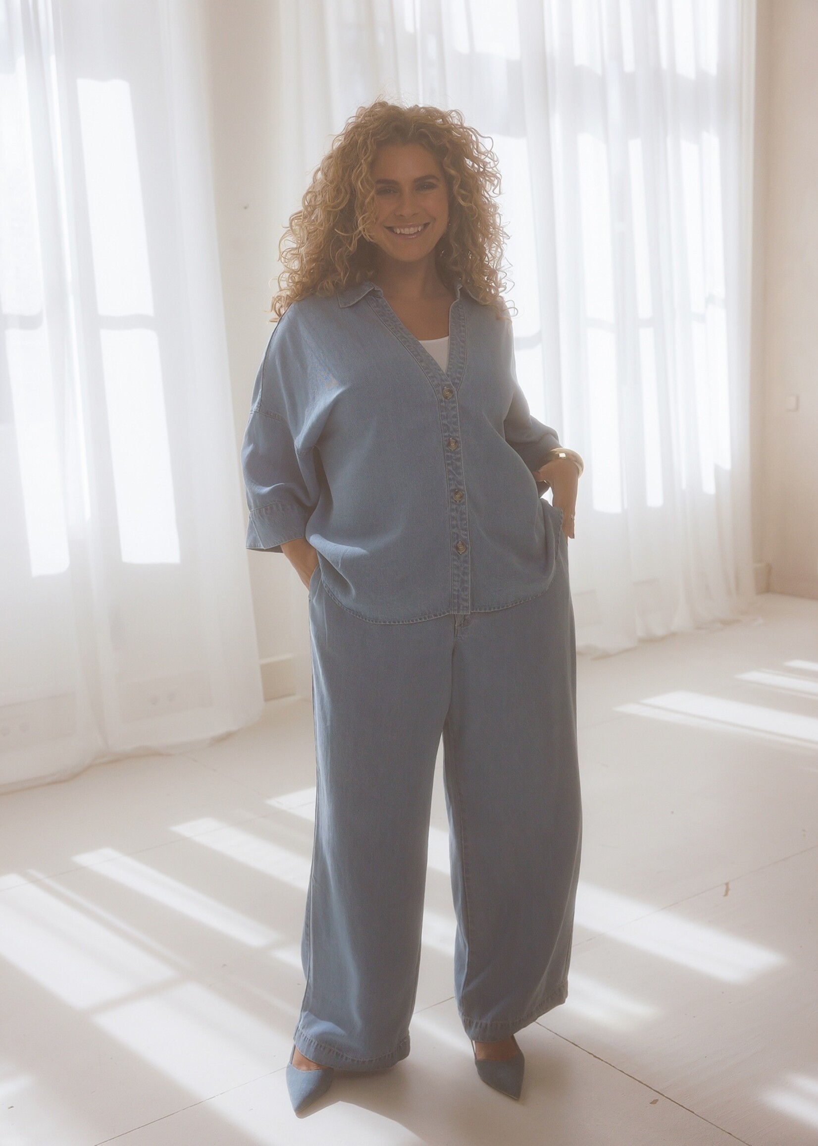 Yest Curve Nora blouse Yest Curve – Tencel en luchtige pasvorm