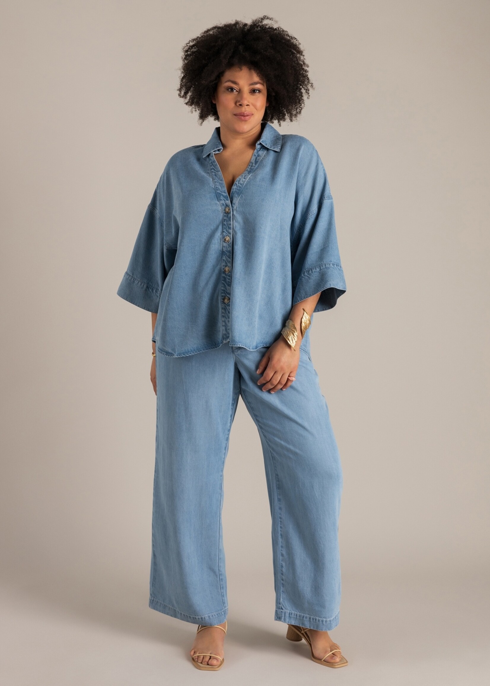 Yest Curve Nora blouse Yest Curve – Tencel en luchtige pasvorm