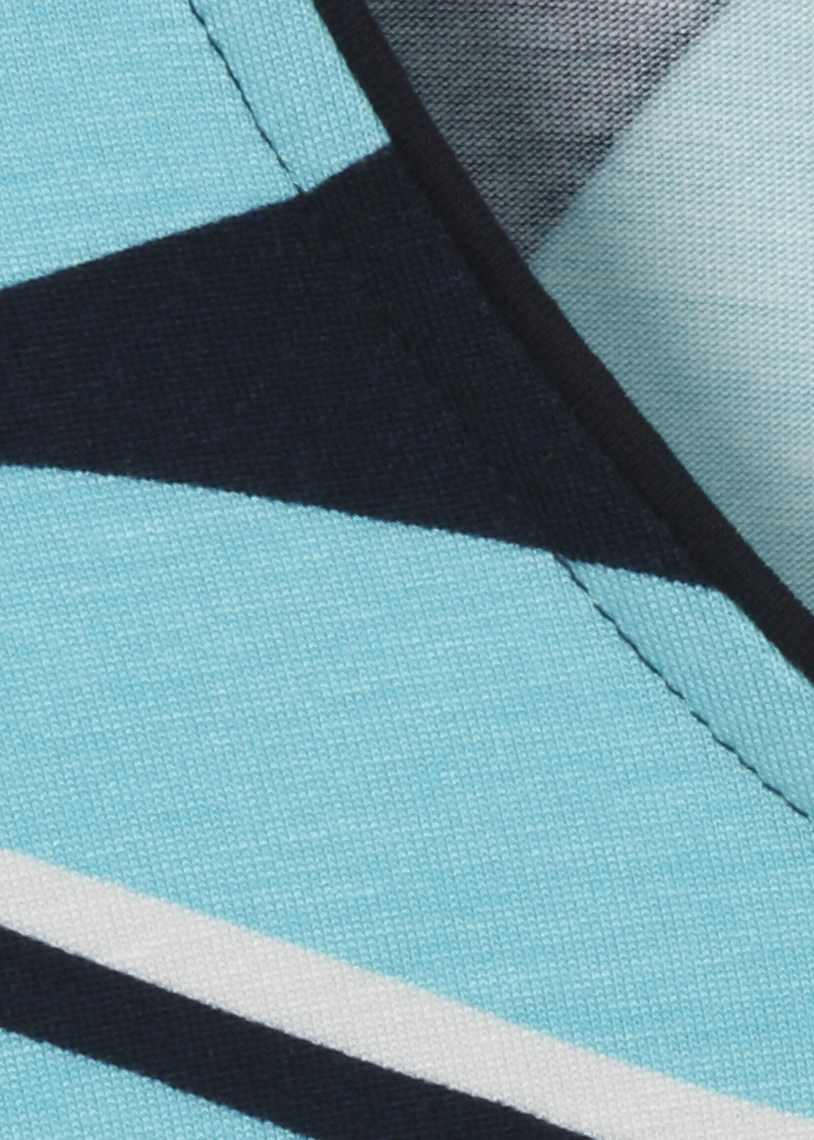 Via Appia Due Via Appia Due T-shirt met aqua bladprint