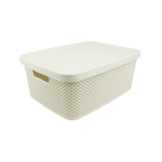 Opbergbox Diamond 13L - Ivoor Wit