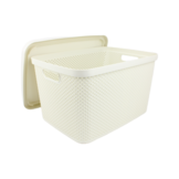 Storage box Diamond 19L - Ivory white