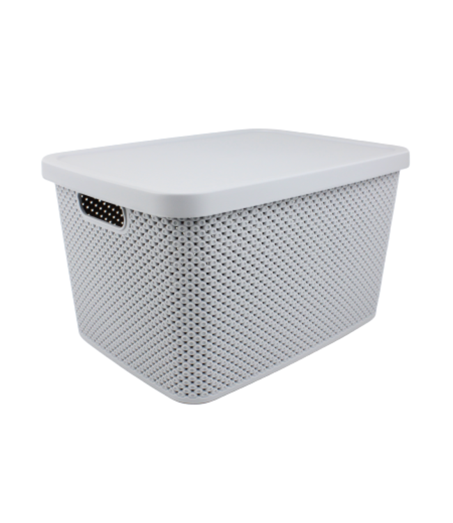 Storage box Diamond 19L - Gray