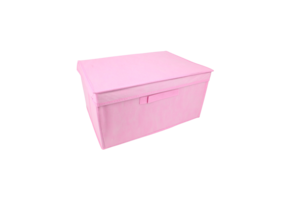Aufbewahrungsbox Textil 44x33x22 cm - Pink