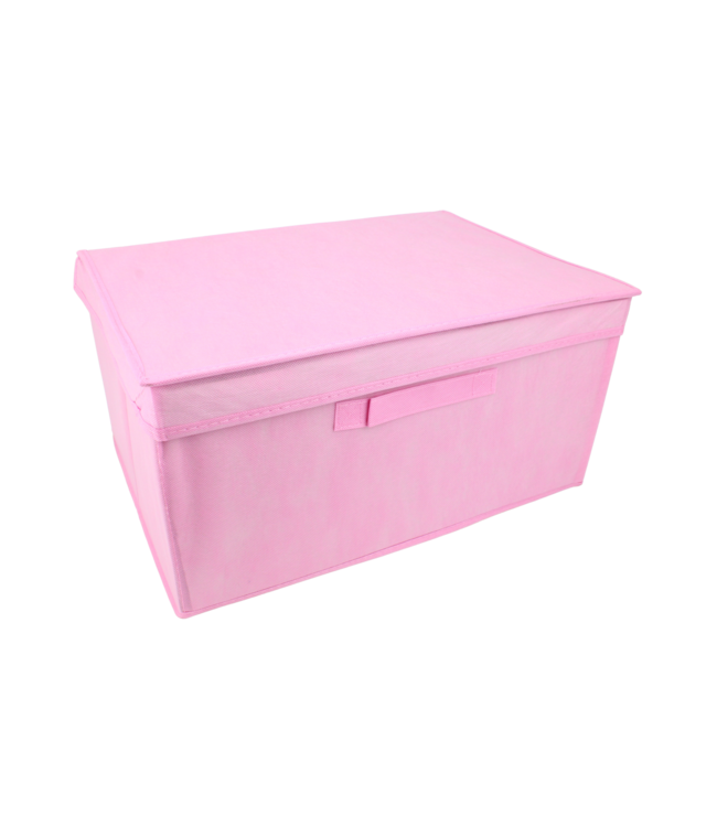 Storage box Textile 44x33x22 cm - Pink