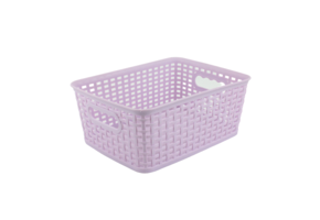 Mand 4.5L Rechthoek - Paars