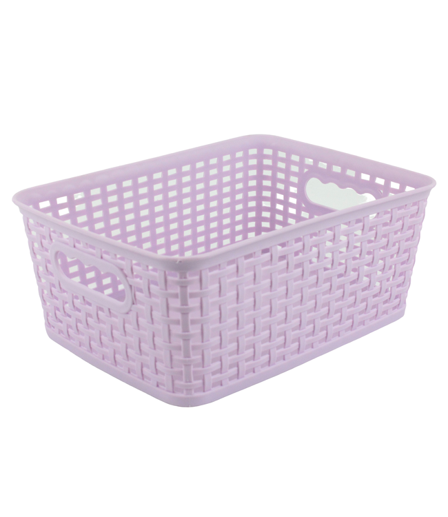 Basket 4.5L Rectangle - Purple