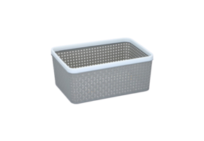 Basket 5.0L Rectangle - Gray