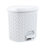 Pedal Bin Rattan 3L - Gray