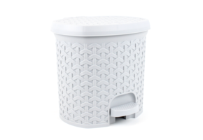 Pedal Bin Rattan 3L - Grau