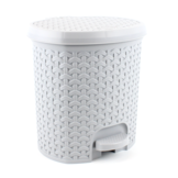 Pedal Bin Rattan 5.5L - Grau