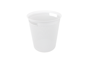 Wastebasket Diamond 12L - White