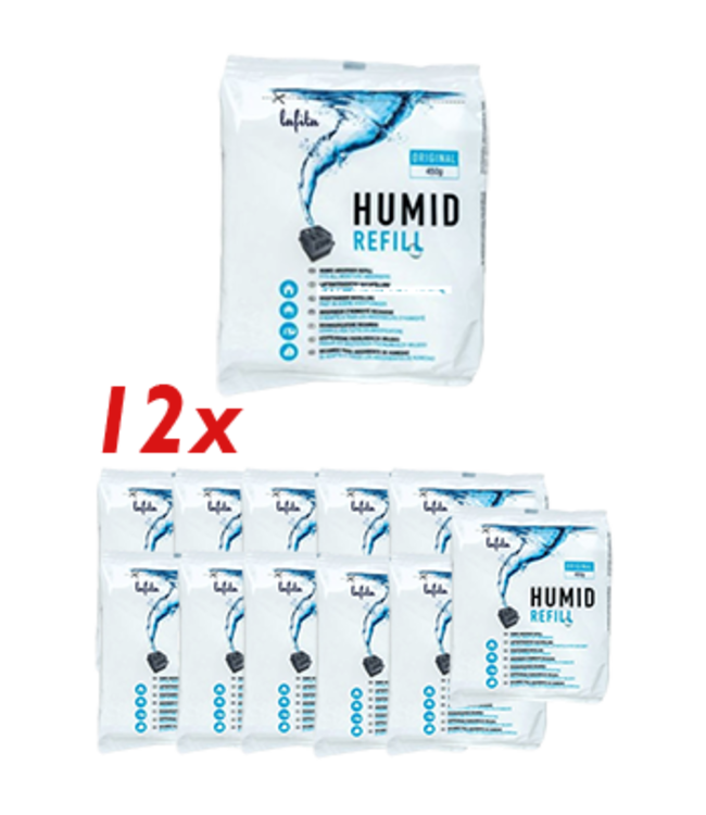 Lafita Moisture Absorber Refill XL package - 12x450 grams