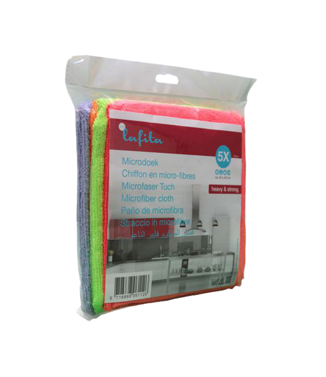 Microfibre cloths Heavy & Strong 40x40 cm - 5 pieces