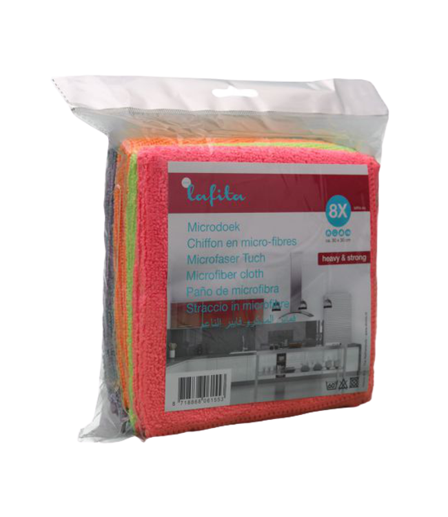 Microfibre cloths Heavy & Strong 30x30 cm - 8 pieces