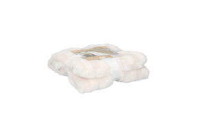 Fleece blanket 120x150 cm - White