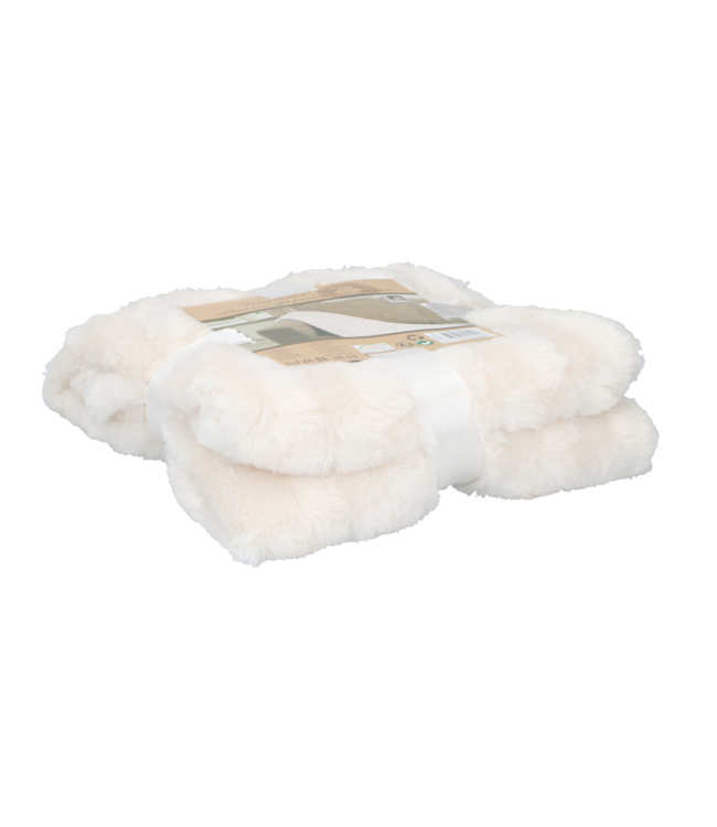 Fleecedecke 120x150 cm - Weiß