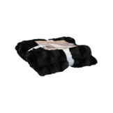 Fleece blanket 120x150 cm - Black